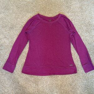 Avia pink purple long sleeved running shirt